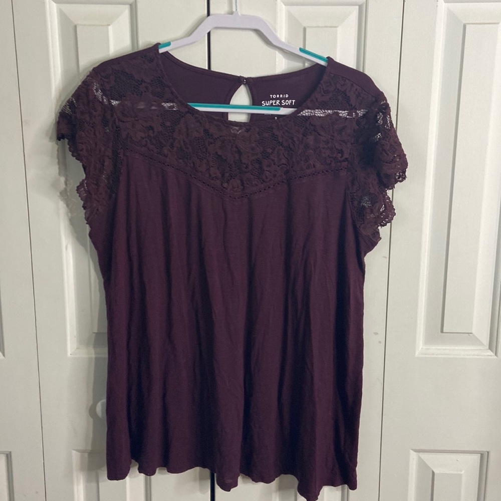 Purple torrid top
